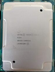 2.EL CPU SERVER 6154 GOLD 3.00 GHz - 3,70GHz 18 CORE 36T 24.75MB CACHE LGA3647 FANSIZ TRAY - 