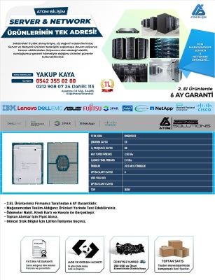 2,EL CPU SERVER 8173M PLATINUM 28CORE 56THREADS 2,00GHz-3,50GHz 38,5MB CACHE FCLGA3647 - 2