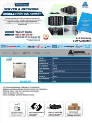 2.EL CPU SERVER E5-2637 V4 3.50 GHz 4 CORE 8T 15MB CACHE LGA2011-3 FANSIZ TRAY - 2