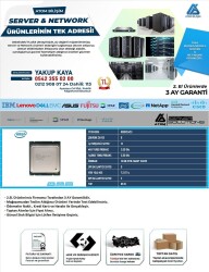 2.EL CPU SERVER E5-2640 2.5 GHz 6 CORE 12T 15MB CACHE LGA2011 FANSIZ TRAY - 2