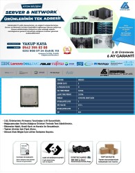 2.EL CPU SERVER E5-2650 2.00 GHz 8 CORE 16T 20MB CACHE LGA2011 FANSIZ TRAY - 2
