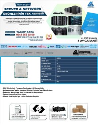 2.EL CPU SERVER E5-2650 V4 2,20 GHz 12 CORE 24T 30MB CACHE LGA2011 FANSIZ TRAY - 2
