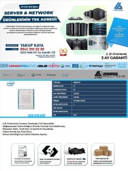 2.EL CPU SERVER SILVER 4114 2.20 GHz 10 CORE 20T 13,75MB CACHE LGA3647 FANSIZ TRAY - 2