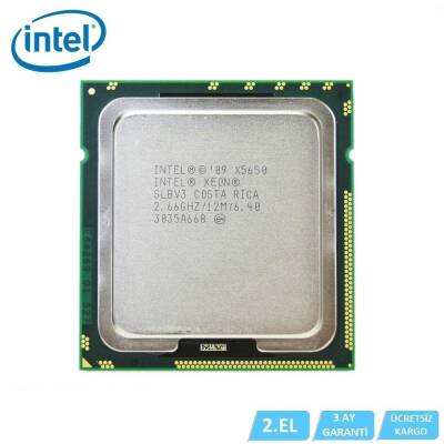 2.EL CPU SERVER X5650 2.66 GHz 6 CORE 12T 12MB CACHE LGA1366 FANSIZ TRAY - 1
