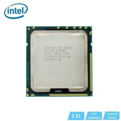 2.EL CPU SERVER X5670 2.93 GHz 6 CORE 12T 12MB CACHE LGA1366 FANSIZ TRAY - 1
