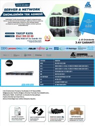 2.EL DELL R630 XEON E5-2695 V4 2X CPU 256 GB DDR4 HDD YOK 8X 2,5 BAY H730 RAID + BATTERY 2X 750W POWER - 2