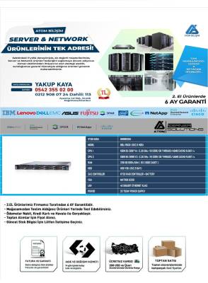 2.EL DELL R630 XEON E5-2697 V4 2X CPU 256Gb Ddr4 DISK YOK 2,5