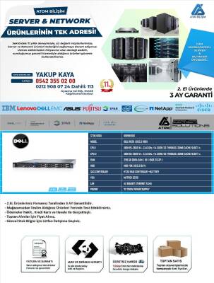 2.EL DELL R630 XEON E5 E5-2680 V4 2X CPU 256 GB DDR4 HDD YOK H730 RAID + BATTERY 2X 750W POWER - 2