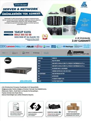 2.EL DELL R710 Xeon X5675 2X CPU 64 GB DDR3 3X 900GB 2,5 inç SAS 10K 2.EL DELL SERVER 8 X 2,5 HDD 870WX2 POWER - 2