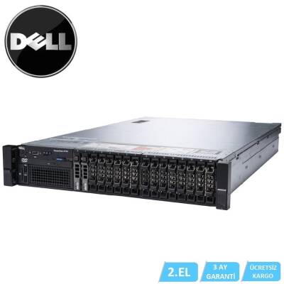 2.EL DELL R720 16X2,5 By XEON E5 E5-2697 V2 2X CPU 8x16gb 12800r 128gb ddr3 HDD Yok 8x 2.5