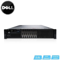 2.EL DELL R720 XEON E5-2680 V2 2X CPU 64 GB DDR3 HDD Yok 8x 2.5 Sas H710 RAID + BATTERY 2X 750W POWER - 1