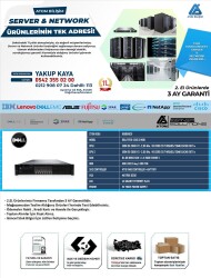 2.EL DELL R720 XEON E5-2680 V2 2X CPU 64 GB DDR3 HDD Yok 8x 2.5 Sas H710 RAID + BATTERY 2X 750W POWER - 2