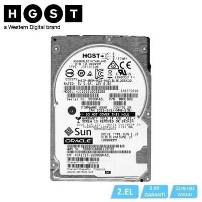 2.EL HDD SERVER 1.2TB HGST 10K RPM 12G 2,5 inç SAS HUC101812CSS200 - 1