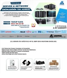 2.EL HP DL380P GEN8 SERVER CPU SOĞUTUCU 654592-001 HEATSINK - NONAME (1)