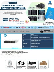 2.EL HP DL380P GEN8 XEON E5-2670 V2 2X CPU 128 GB DDR3 HDD Yok 8x 2.5