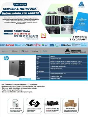 2.EL HP Z800 XEON X5675 2X CPU 32 GB DDR3 500GB 3,5 inç SATA HDD QUADRO FX380 VGA 850W POWER - 2