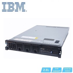 2.EL IBM X3650 M3 XEON X5660 2X CPU 64 GB DDR3 4X 600GB 2,5 inç SAS LSI M5014 RAID + BATTERY 2X 675W POWER - 1