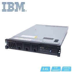 2.EL IBM X3650 M3 XEON X5675 2X CPU 64 GB DDR3 3X 300GB 15K 2,5 inç SAS LSI M5014 RAID + BATTERY 2X 675W POWER - 1