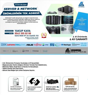 2.EL NETWORK BROCADE 300 SAN SWİTCH 24 PORT 8GB FİBER - 2