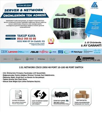 2.EL NETWORK CİSCO 2950 48 PORT 10-100 48 PORT SWİTCH - 2