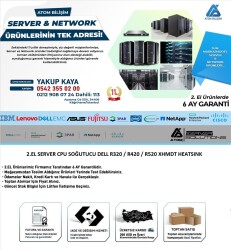 2.EL SERVER CPU SOĞUTUCU DELL R320 / R420 / R520 XHMDT HEATSINK - 2