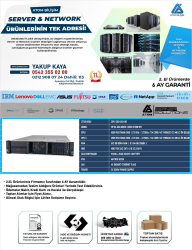2,EL SERVER HP DL 380 GEN10 8168 PLATINUMX2 CPU 512GB DDR4 2666V RAM (8X64GB2666V)P408İ RAİD+BATTERY 2X500W POWER SUPPLY - 2