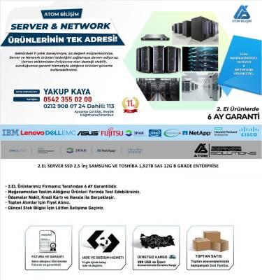 2.EL SERVER SSD 2,5 İnç TOSHİBA 1,92TB SAS 12G B GRADE PX04SRB192 - 3