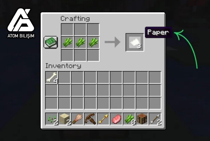 Minecraft Kağıt Nasıl Yapılır?