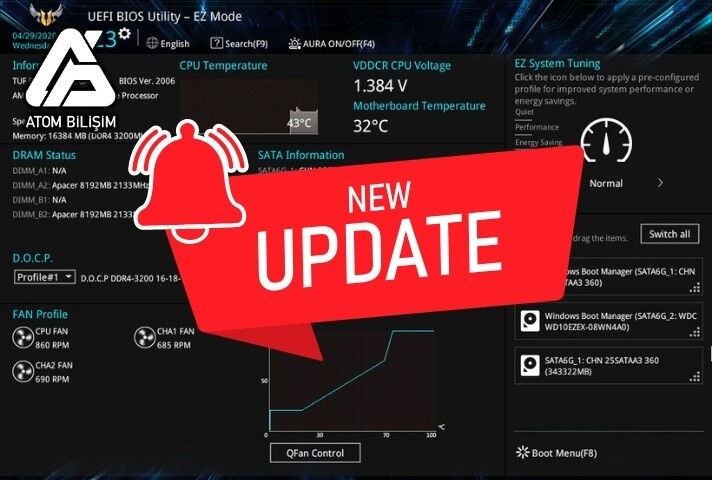 BIOS Güncelleme: BIOS Güncelleme Nasıl Yapılır?