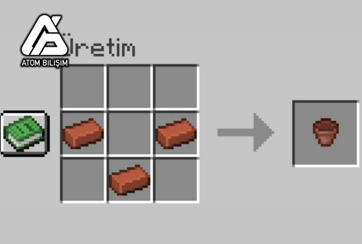 Minecraft Saksı Nasıl Yapılır?