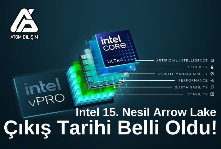 Intel 15. Nesil Arrow Lake İşlemcilerin Çıkış Tarihi Belli Oldu!