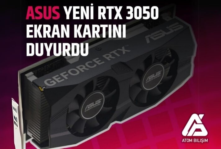 Asus Düşük Profil RTX 3050 Ekran Kartını Duyurdu!