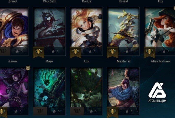 LOL’de En Çok Oynanan MID Karakterler Hangileridir?