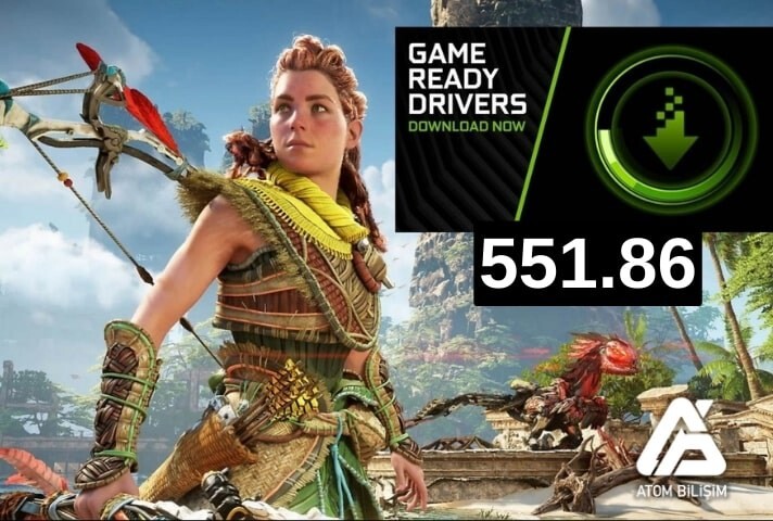 Horizon Forbidden West Destekli Nvidia Geforce 551.86 Sürücüsü!