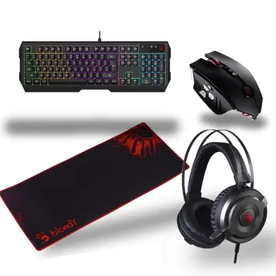 A4Tech Bloody Gaming Bundle 4 in 1 Set - 1