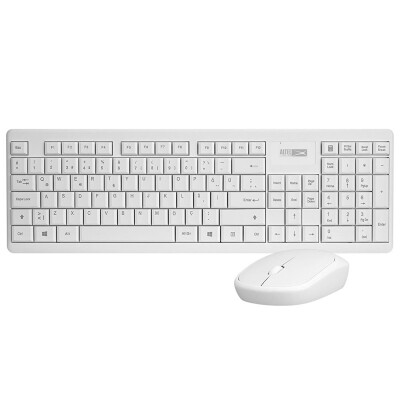 Altec Lansing ALBC6314 Beyaz 2.4GHz 1200DPI Mouse Türkçe Q Kablosuz Klavye + Mouse Set - 1