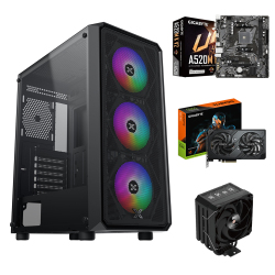 AMD Ryzen 5 5600 - Gigabyte RTX 5060 - Gigabyte A520M - 16GB RAM - 512GB M.2 NVMe SSD OEM Paket - Turbox