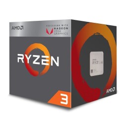 AMD Ryzen 3 2200G 3.70Ghz 6Mb 4 Çekirdek AM4 2.Gen Box İşlemci - 1