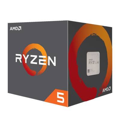 AMD Ryzen 5 2600 3.40/3.90Ghz 19Mb 6 Çekirdek AM4 2.Gen Box İşlemci - 1