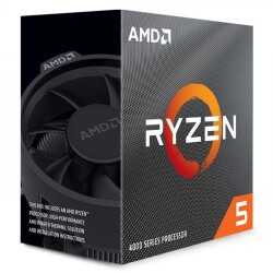 AMD Ryzen 5 4500 3.60Ghz 8Mb 6 Çekirdek AM4 MPK 100-100000644MPK İşlemci+Fan - 1