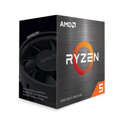 AMD Ryzen 5 5600X 3.7/4.6 Ghz 32Mb 6 Çekirdek AM4 Box İşlemci - 1