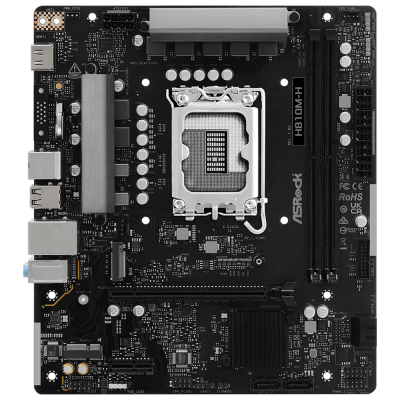 Asrock H810m-h 6400mhz DDR5 Soket 1851 M.2 Usb 3.2 Hdmı mATX Anakart - 2