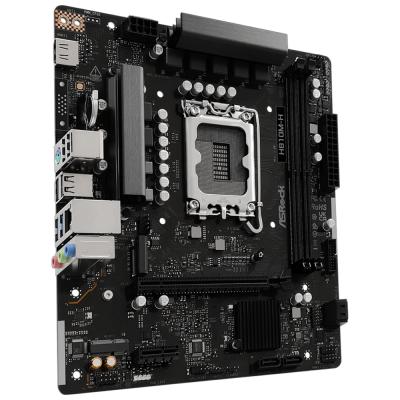 Asrock H810m-h 6400mhz DDR5 Soket 1851 M.2 Usb 3.2 Hdmı mATX Anakart - 3