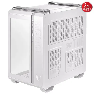 Asus GT502 V2 TUF Gaming Temperli Cam Beyaz USB 3.2 ATX Mid Tower Kasa - 4