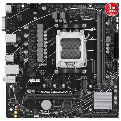 Asus Prime A620M-K AMD AM5 DDR5 Micro ATX Anakart - 2
