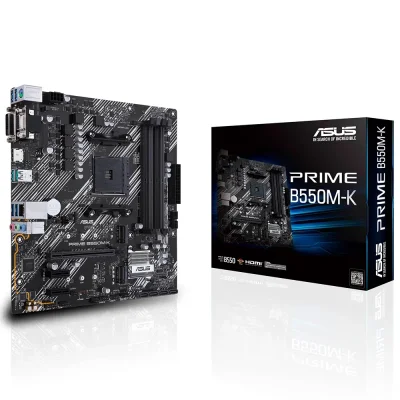 Asus Prime B550M-K DDR4 4600mhz (OC) M.2 AM4 mATX Anakart - 1
