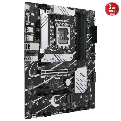 Asus Prime B760 Plus RGB M.2 ATX DDR4 LGA1700 Anakart - 3