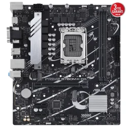 Asus Prime B760M-K D4 RGB M.2 mATX DDR4 LGA1700 Anakart - Asus (1)