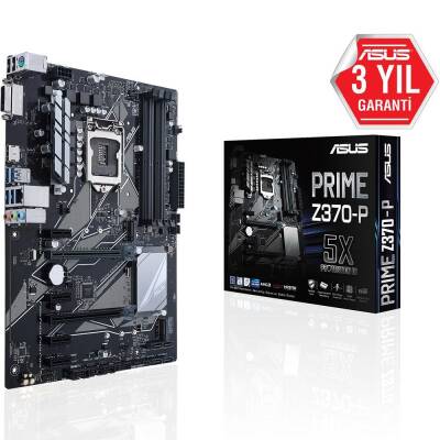 Asus Prime Z370-P Sata Ddr4 4000MHz Usb 3.1 1151P Anakart - 1