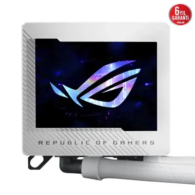 Asus ROG Ryujin III 240 ARGB OLED LCD Beyaz Sıvı S - 3